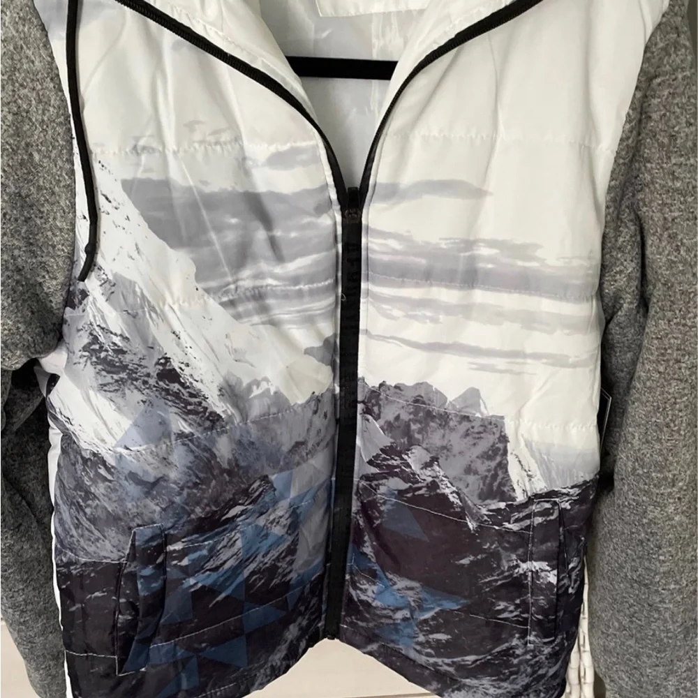 Nwt Aeropostle hooded jacket mountain scene